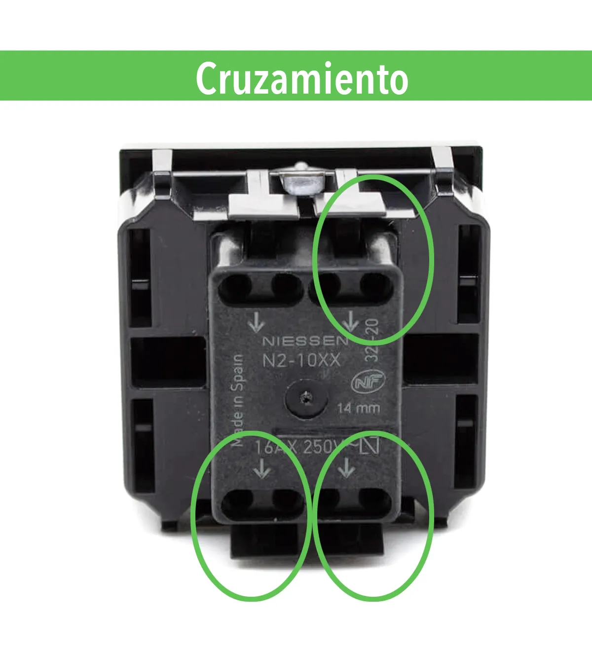 DivisionLED. diferencia entre interruptor conmutador y cruzamiento